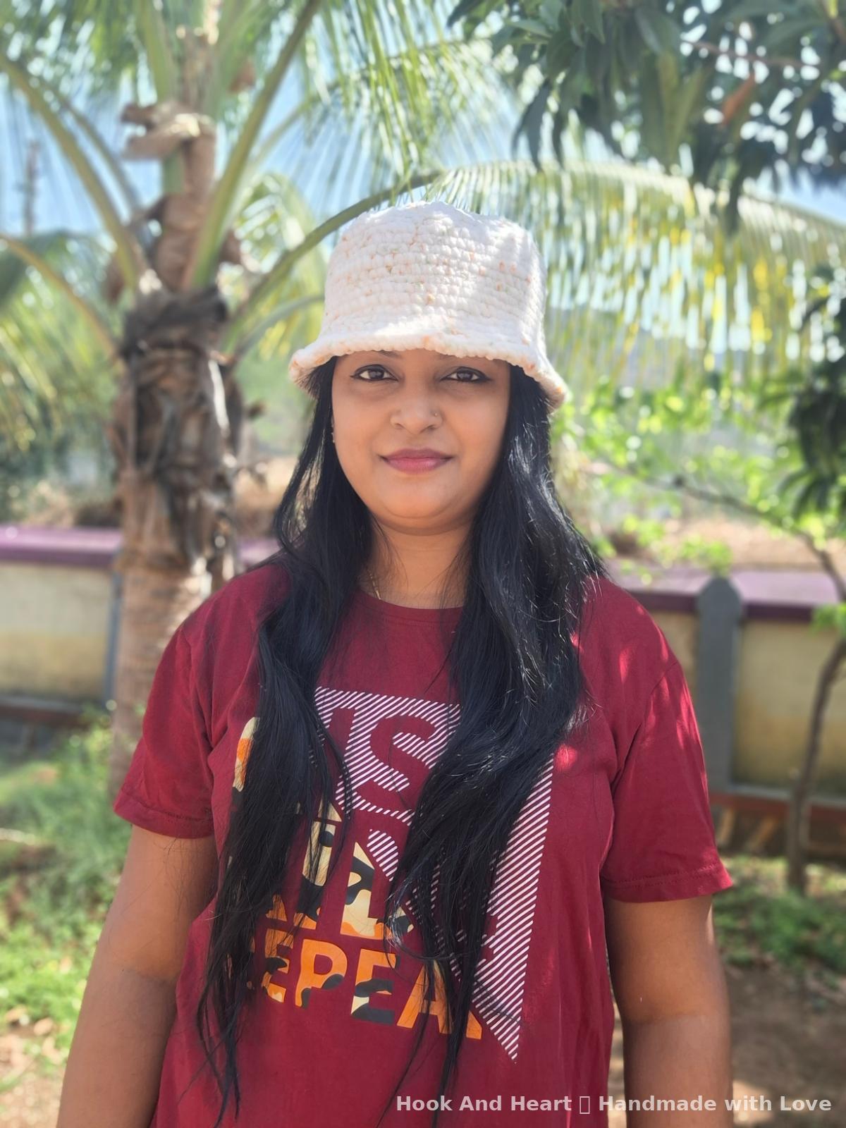 Soft Sprinkle Crochet Bucket Hat