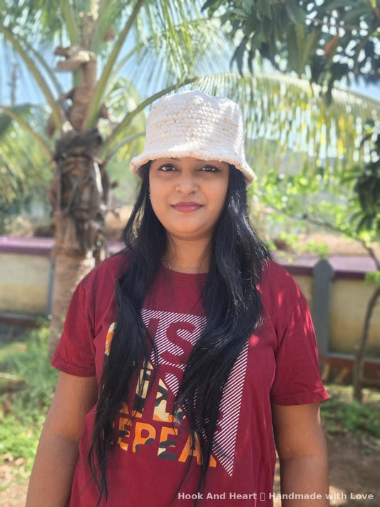 Soft Sprinkle Crochet Bucket Hat