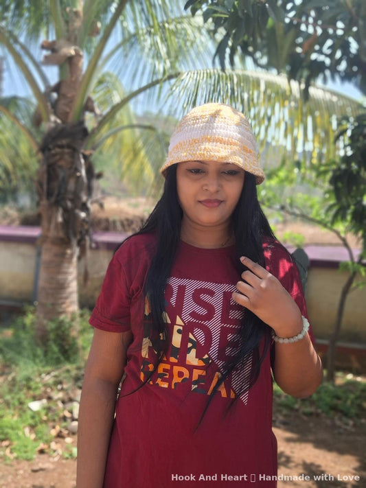 Neutral Ombré Bucket Hat