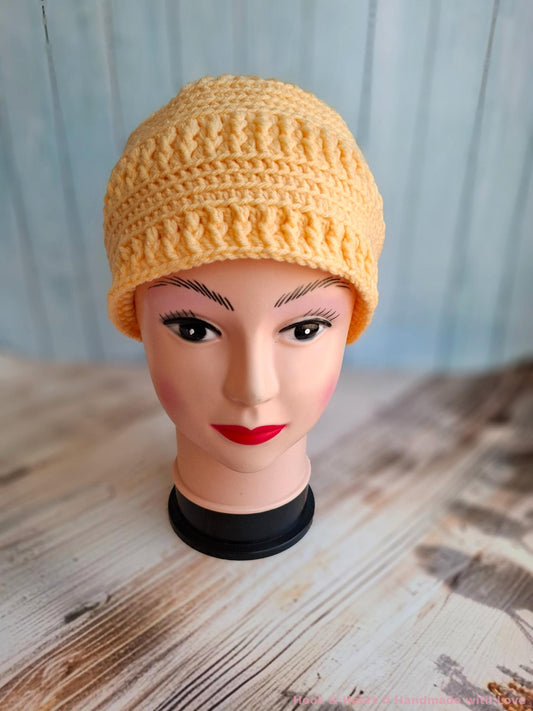 Sunshine Crochet Beanie