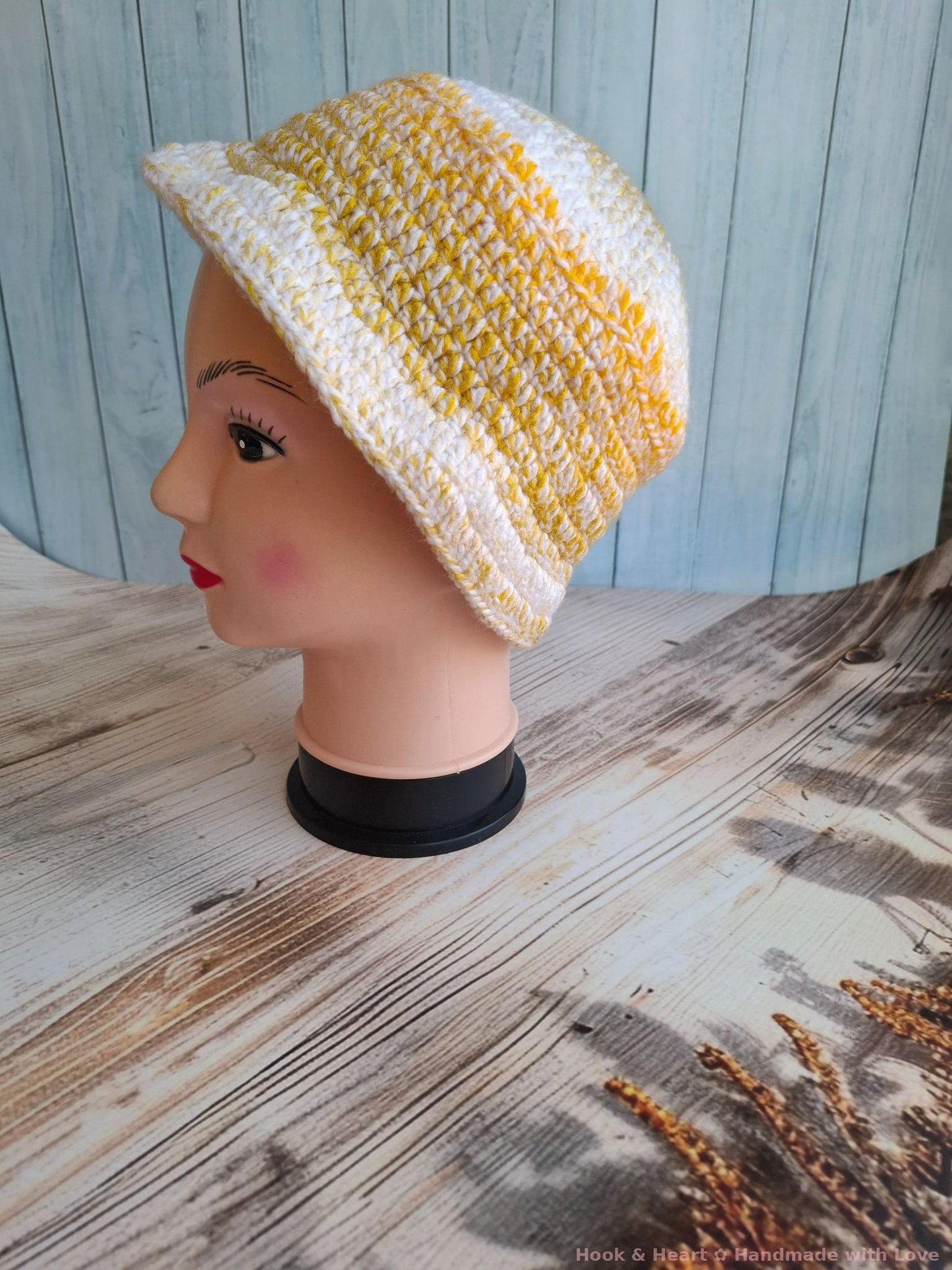 Neutral Ombré Bucket Hat