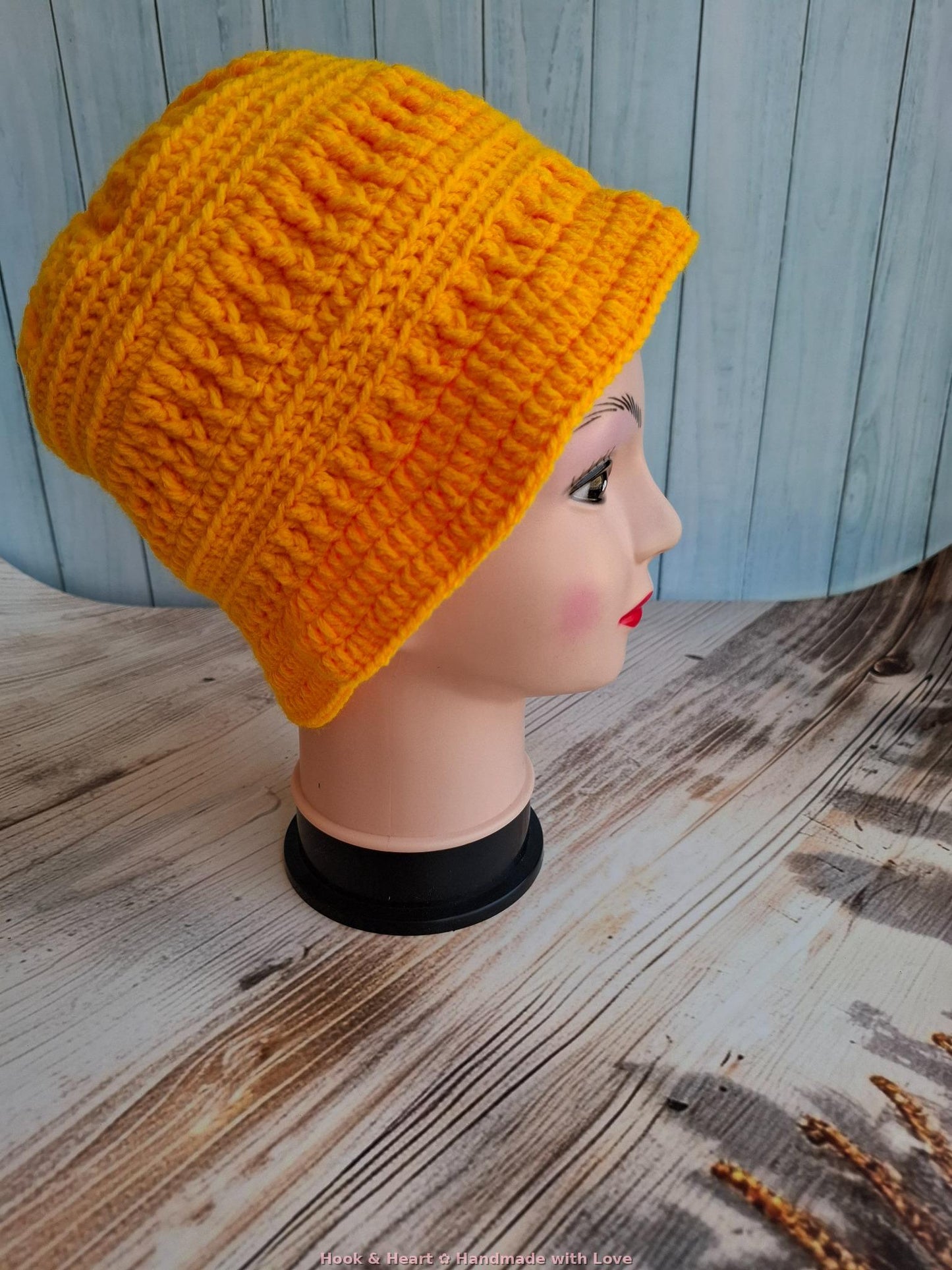Sunbeam Bucket – Bright Yellow Crochet Hat