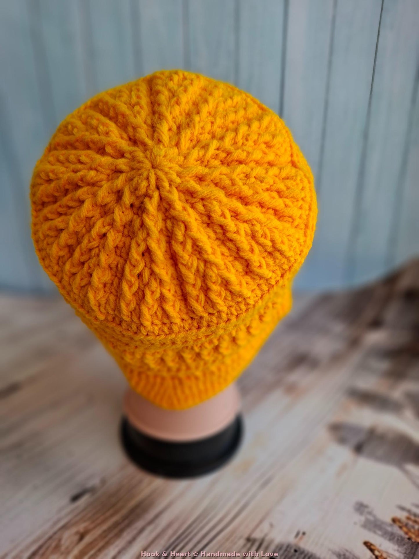 Sunbeam Bucket – Bright Yellow Crochet Hat