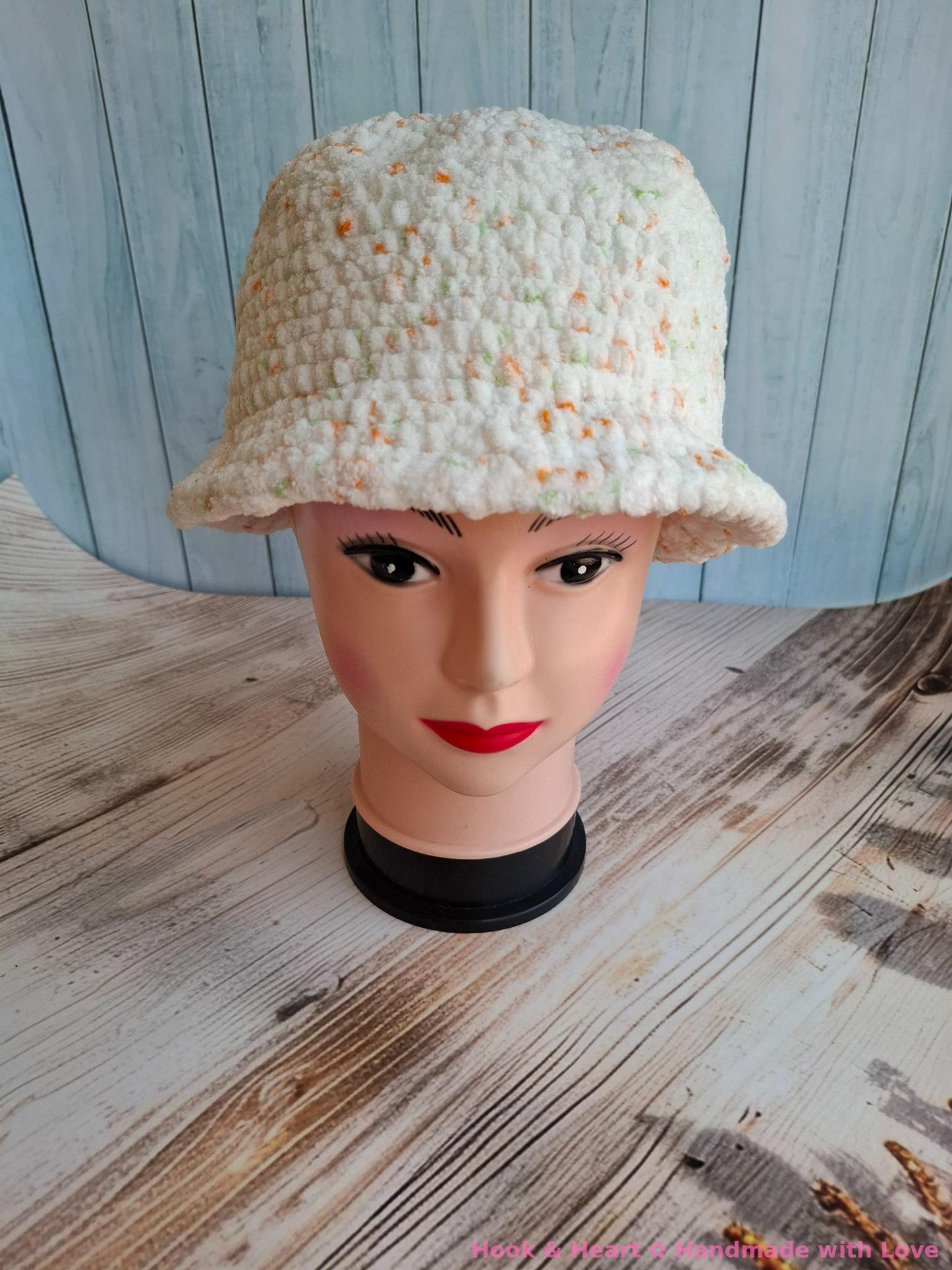 Soft Sprinkle Crochet Bucket Hat