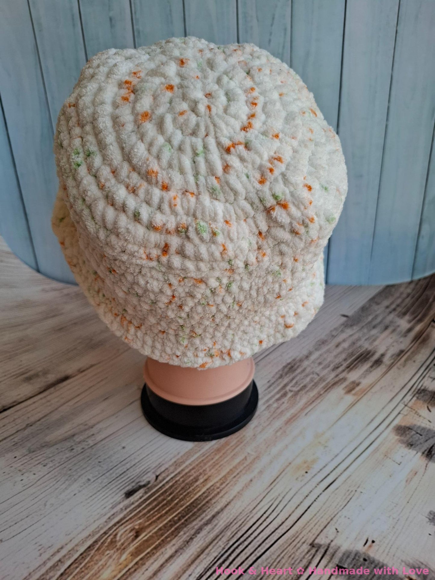 Soft Sprinkle Crochet Bucket Hat