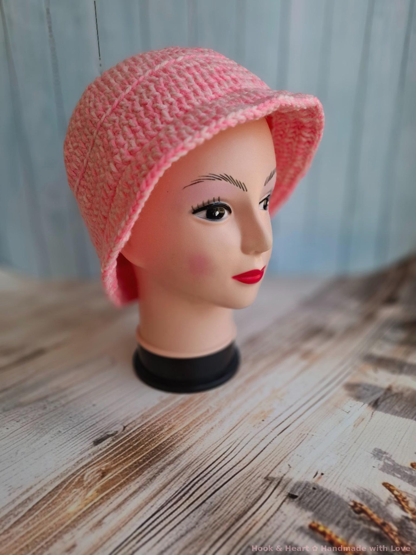 Pastel Pink Bucket Hat